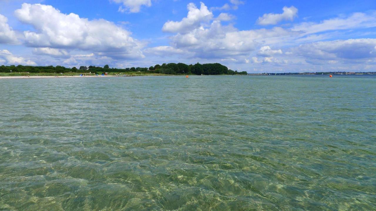 Seeblick I - Geraeumige 90Qm - Ganzes Haus - 50M Zum Naturstrand - Mit Terrasse Und Grossem Garten - Kueche Neu Gluecksburg Exterior photo